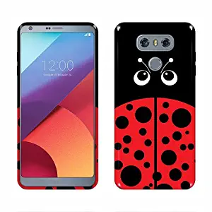 NEXTKIN Case Compatible with LG G6 / G6+ Plus, Flexible Slim Silicone TPU Skin Gel Soft Protector Cover for LG G6 / G6+ Plus LS993 VS998 - Red Ladybug