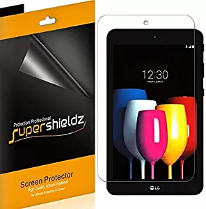 (3 Pack) Supershieldz for LG G Pad X2 8.0 Plus Screen Protector, High Definition Clear Shield (PET)