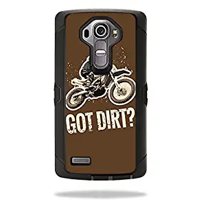 MightySkins Skin Compatible with Otterbox Defender LG G4 Case – Got Dirt | Protective, Durable, and Unique Vinyl Decal wrap Cover | Easy to Apply, Remove, and Change Styles | Made in The USA