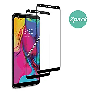 For LG Stylo 5 Full Coverage Screen Protector Tempered Glass, [2pack] Ultra Clear Screen Protective Glass Film for LG Stylo5