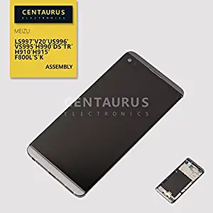 Replacement for LG LS997 V20 US996 VS995 H990ds H990 V20 H990TR H910 H915 F800L Replacement LCD Display Touch Screen Digitizer with Frame Assembly Full (Gray)