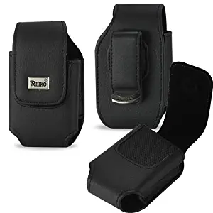 Vertical Leather Case with Magnetic closure with belt clip for LG Revere 3. (3.86" x 2.01" x 0.74") NOT FOR ANY OTHER FLIP PHONE