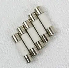 Pack of 5, 3/16 inch X 3/4 inch (5X20mm) 6.3A 250v Fuses Ceramic Slow Blow (Time Delay/Slow Acting), T6.3a 6.3 amp