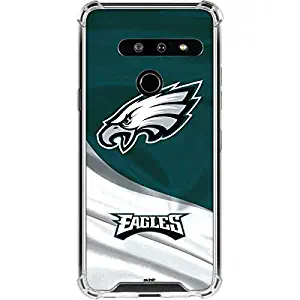 Skinit Clear Phone Case for LG G8 ThinQ - Officially Licensed NFL Philadelphia Eagles Design