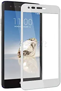 [1 Pack] LG K8 2017 Screen Protector, Tempered Glass Screen Protector for LG K8 2017 US215, Anti-Bubble High Definition Clear Shield