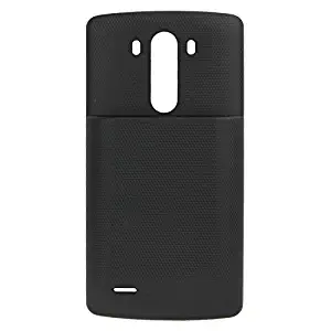 CHENNAN Back Cover for LG G3 / D855 / VS985 / D830(Black) Mobile Phone Battery Back Cover (Color : Black)