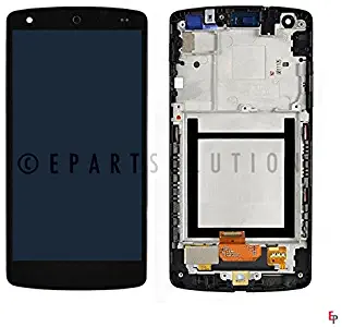 ePartSolution-OEM LG Google Nexus 5 LG D820 D821 Black LCD Touch Digitizer Screen Assembly with Housing Frame Replacement Part USA Seller
