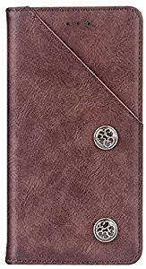 LG Q7 Case, Forhouse PU Leather Case Magnetic Closure Wallet Shockproof Flip Stable Kickstand Protective Cover with Card Slot case for LG Q7