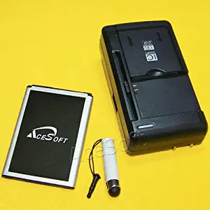 High Capacity 2600mAH Li-ion Standard Battery for Verizon LG K8V VS500 Travel Home USB/AC Charger Cellphone Stylus Smart Phone