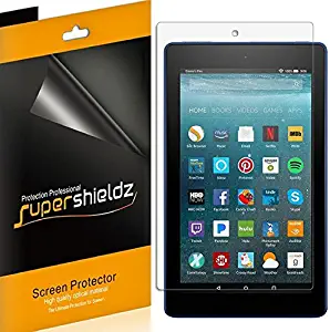 (3 Pack) Supershieldz for All New Fire 7 Tablet 7 inch Screen Protector, (9th and 7th Generation, 2019 and 2017 Release), High Definition Clear Shield (PET)