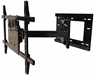 Wall Mount World - LG 49LK5700PUA 49" TV Universal Wall Mounting Bracket with 31 Inch Extension 90 Degree Swivel Left and Right 15 Degrees of Adjustable Tilt