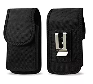 Agoz Carrying Case For LG Stylo 5, Stylo 4,Stylo 4+, V20,V10,V50 V40 ThinQ,HEAVYDUTY RUGGED Vertical Holster Pouch Cover with Strong Metal Clip Belt Loops (PLUS SIZE It will fit with slim Cover on it)