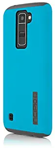 Incipio Cell Phone Case for LG K7 - Retail Packaging - Cyan/Gray