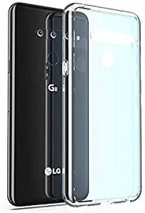LG G8 ThinQ Case, LG G8 Case,SUSAA PC+TPU Crystal Hd Clear Transparent Slim Phone Case for LG G8 ThinQ (2019 Release) Green