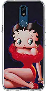 Skinit Clear Phone Case for LG K40 - Officially Licensed Betty Boop Betty Boop Red Dress Design