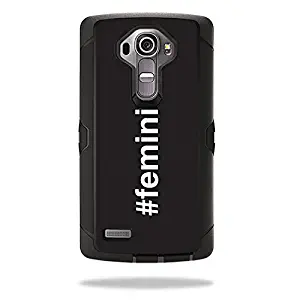 MightySkins Skin Compatible with Otterbox Defender LG G4 Case – Feminist | Protective, Durable, and Unique Vinyl Decal wrap Cover | Easy to Apply, Remove, and Change Styles | Made in The USA