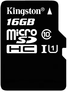 Professional Kingston 16GB LG G Pad F2 8.0 MicroSDHC Card with Custom formatting and Standard SD Adapter! (Class 10, UHS-I)