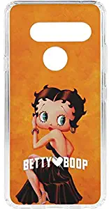 Skinit Clear Phone Case for LG V40 ThinQ - Officially Licensed Betty Boop Betty Boop Little Black Dress Design