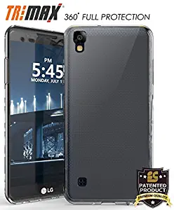 LG TRIBUTE-HD LS676 CLEAR CASE, BEYOND CELL TRI-MAX CLEAR SCREEN GUARD TPU WRAP CASE SLIM COVER FOR LG TRIBUTE HD LS676, K6 F740 (Virgin/Boost Mobile)
