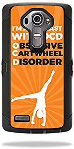 MightySkins Skin Compatible with Otterbox Defender LG G4 Case – OCD Gymnast | Protective, Durable, and Unique Vinyl Decal wrap Cover | Easy to Apply, Remove, and Change Styles | Made in The USA
