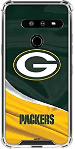 Skinit Clear Phone Case for LG G8 ThinQ - Officially Licensed NFL Green Bay Packers Design