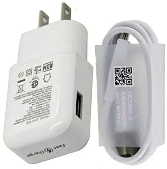Fast Charger Compatible LG Stylo 4 G5 G6 G7 G8 V20 V30 V35 V30S V40, Samsung Galaxy S10 S10+ S8 Plus S9 S9+ S10 Active Note 8 Note 9,Moto Z Z2 Plus, USB Type C Cable with Charger Adapter [White]