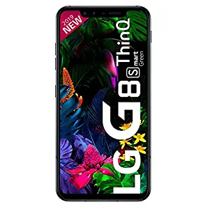 LG G8s ThinQ (128GB, 6GB RAM) 6.21" OLED Display, Snapdragon 855, Dual SIM GSM Factory Unlocked LM-Q810EAW - US + Global 4G LTE International Model (Mirror Black)