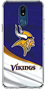Skinit Clear Phone Case for LG K40 - Officially Licensed NFL Minnesota Vikings Design