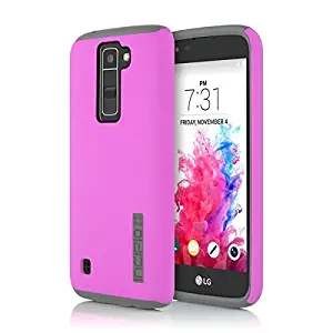 Incipio Cell Phone Case for LG K7 - Retail Packaging - Pink/Gray