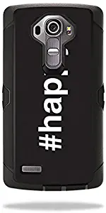 MightySkins Skin Compatible with Otterbox Defender LG G4 Case – Happy | Protective, Durable, and Unique Vinyl Decal wrap Cover | Easy to Apply, Remove, and Change Styles | Made in The USA