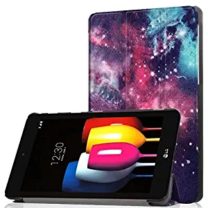 LG G Pad F2 8.0 Sprint (LK460) Tablet Case, Ultra Lightweight Slim Smart Cover Case for LG GPad F2 8.0 Sprint Model LK460 8-Inch Android Tablet 2017 Release (Star)