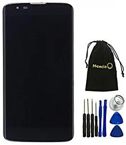 Mencia LCD Display Touch Digitizer Glass Lens Screen Replacement With Frame For LG Tribute 5 K7 MS330 LS675 With Opening Tools