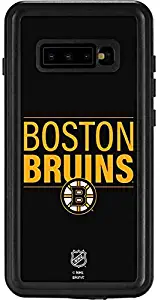 Skinit Waterproof Phone Case for Galaxy S10 Plus - Officially Licensed NHL Boston Bruins Lineup Design
