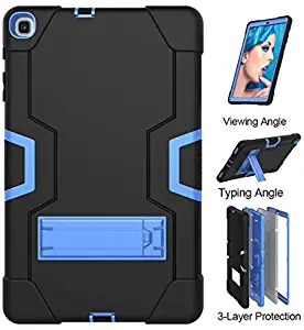 Galaxy Tab A 10.1 2019 T510 T515 Case,UZER Heavy Duty Three Layer Shockproof Anti-slip Silicone High Impact Resistant Case with Kickstand for 10.1 Inch Samsung Galaxy Tab A Tablet SM-T510 SM-T515 2019