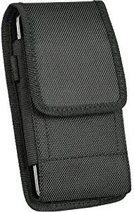 GALAXY S5 , GALAXY S6 , S6 EDGE , S7 , S8 , S9 , Pouch Holster Case Rugged vertical nylon belt loop clip Fits SAMSUNG GALAXY S5 / S6 / S6 EDGE / S7 / S8 /S9 with Lifeproof Waterproof cover case