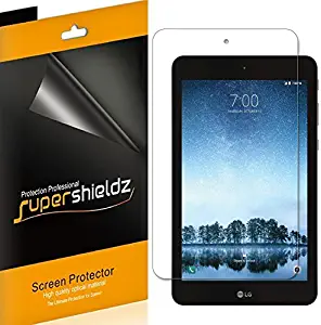 (3 Pack) Supershieldz for LG G Pad F2 8.0 Screen Protector, High Definition Clear Shield (PET)
