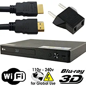 LG 2D/3D - BD - DVD - CD -Wi-Fi MultiZone Region Code Free DVD 012345678 PAL/NTSC Blu Ray Zone A/B/C. DivX XviD AVI and MKV Playback and Support. 100~240V 50/60Hz Auto