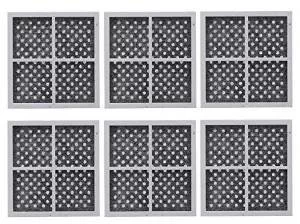 6 Pack Replacement, Refrigerator Air Filter to LG LT120F, ADQ73214404, Kenmore 469918