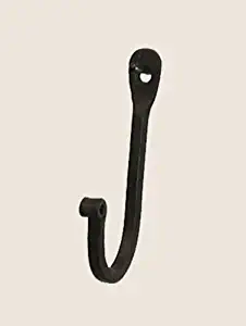 Early American Wrought Iron Wall Hook