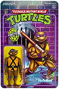 Super7 Donatello TMNT Teenage Mutant Ninja Turtle Reaction Action Figure