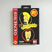 Game Card Beavis & Butthead - USA Cover With Retail Box 16 Bit MD Game Card for Sega Megadrive Genesis Video Game Console