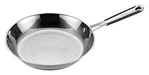 T-fal E75907 Performa Pro Stainless Steel Dishwasher Safe Oven Safe Fry Pan Saute Pan Cookware, 12-Inch, Silver