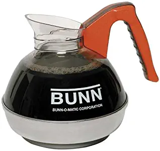 Bunn-O-Matic 061010101 12-Cup Unbreakable Decanter, Decaf, Orange Handle