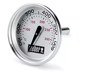 Weber 60540 Charcoal, Spirit, Q Grill Replacement Thermometer, 1-13/16" Diameter