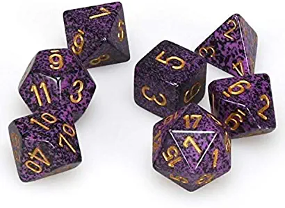 Chessex CHX25317 Dice-Speckled Hurricane Set