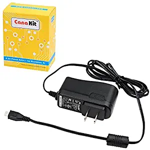 CanaKit 5V 2.5A Raspberry Pi 3 B+ Power Supply / Adapter (UL Listed)