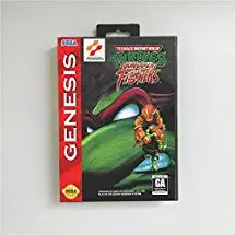 Game Card Teenage Mutant Ninja Turtles Tournament Fighters - USA Cover With Retail Box 16 Bit MD Game Card for Sega Megadrive Genesis