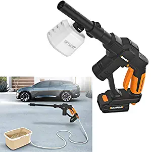 Aimee_JL Electric Pressure Washer Power Washer Cordless Portable Handheld 320 PSI Car Wash Pressure Water Nozzle Cleaning Machine Kit