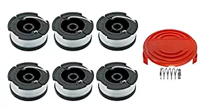 LBK 0.065" Replacement Autofeed Spool 7-Pack, Compatible with Black+Decker AF-100, Compatible with Black+Decker AF-100 & RC-100, Made in USA