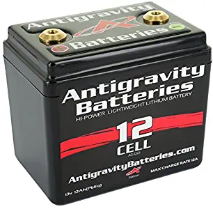 Antigravity Batteries AG-1201 Lithium-Ion Powersports Battery, Small Case, One Size, Black